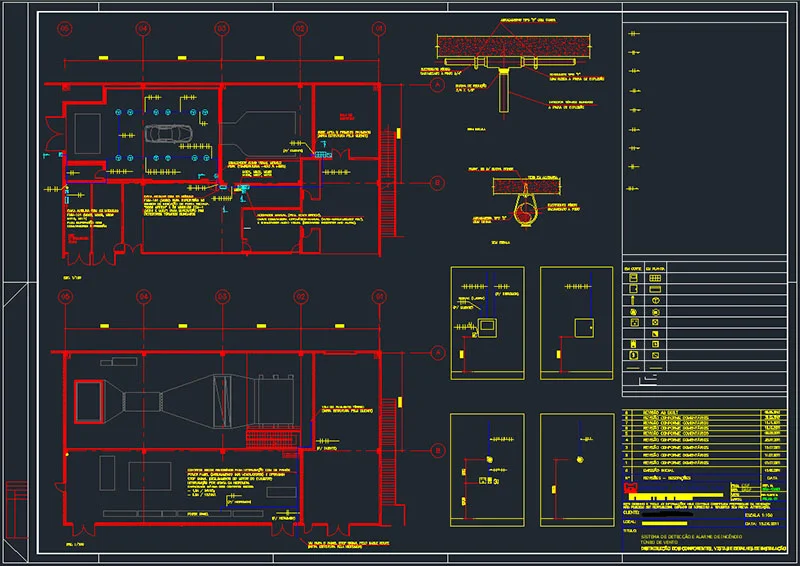 Projeto de combate a incêndio em São Paulo